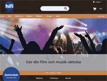 Tablet Screenshot of hifi-punkten.se